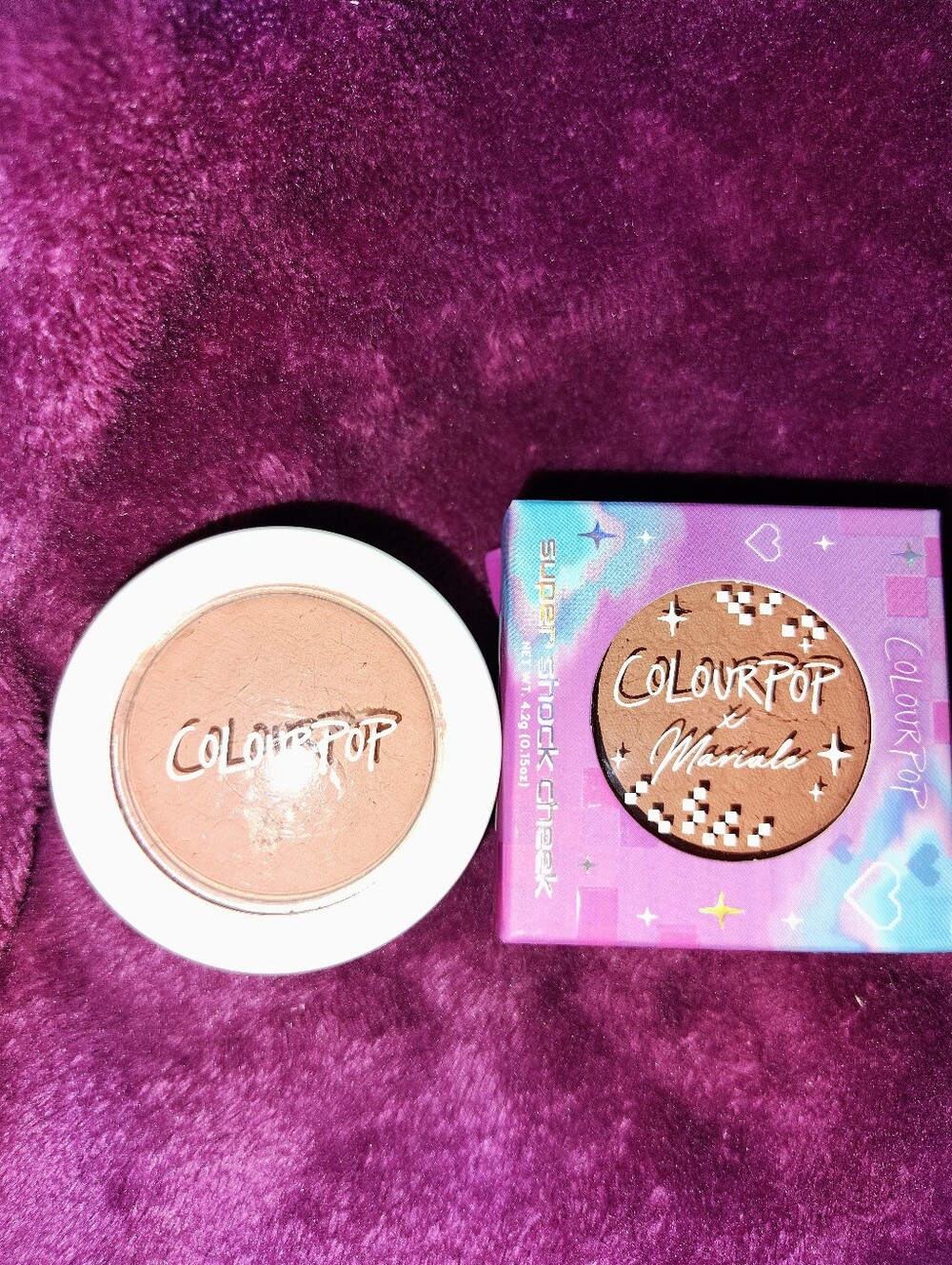 Colourpop Super Shock Blushes- Count Me In And Virtual Reality Matte Finishes
